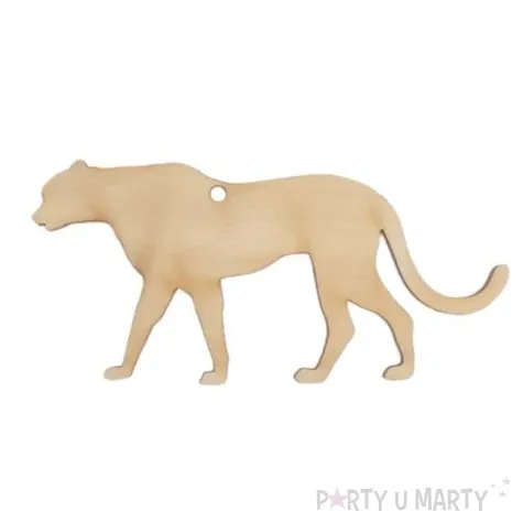 zawieszka drewniana zwierzeta 17 100x47 mm 10 szt