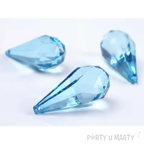 zawieszka kropla turkus 2 3x5 1cm 5szt 1op