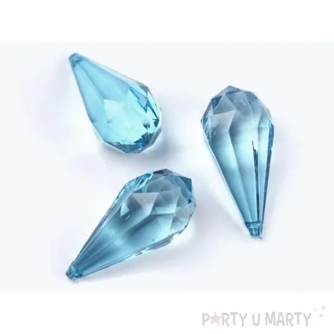 zawieszka kropla turkus 2 3x5 1cm 5szt 1op