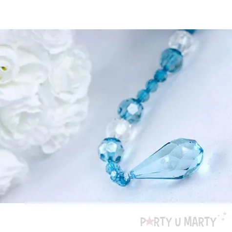 zawieszka kropla turkus 2 3x5 1cm 5szt 1op