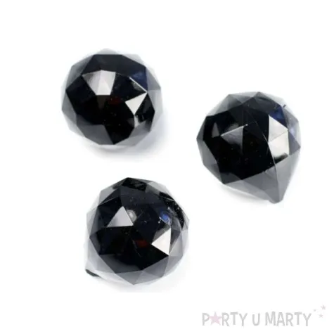 zawieszka kula czarna 3 5x4 1cm 5szt 1op