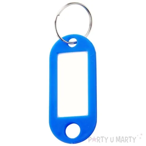 zawieszki do kluczy biurowe niebieskie d rect 10 szt