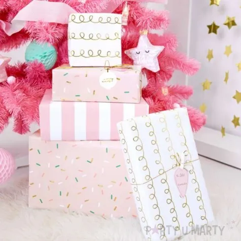 zawieszki do prezentow bombki mix partydeco 12 szt