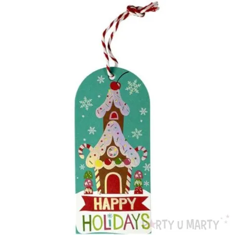 zawieszki do prezentow craft fun series ciasteczkowe mix titanium 12 szt