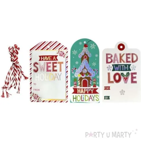 zawieszki do prezentow craft fun series ciasteczkowe mix titanium 12 szt