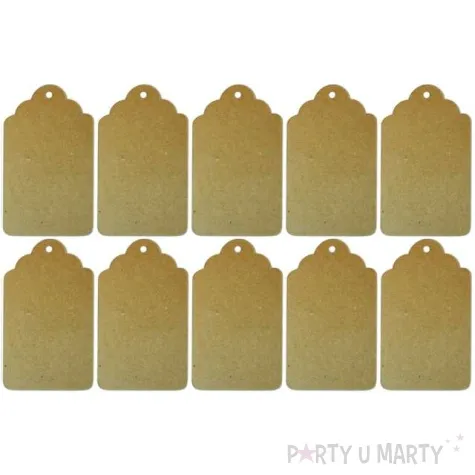 zawieszki do prezentow craft fun series eco bezowe titanium 10 szt