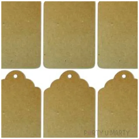 zawieszki do prezentow craft fun series eco bezowe titanium 10 szt