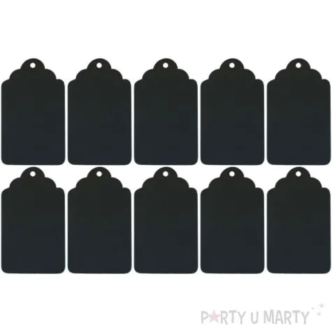 zawieszki do prezentow craft fun series kredowe czarne titanium 10 szt