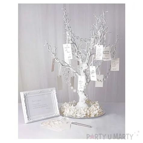 zawieszki do prezentow prostokatne biale 6 szt