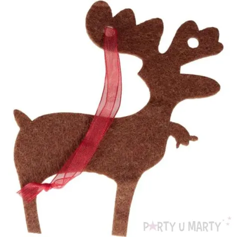 zawieszki filcowe renifer titanum 2 szt