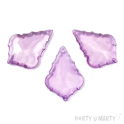 zawieszki male lezki liliowy 4 6 cm 1op