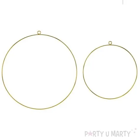 zawieszki metalowe kolka partydeco 2 szt