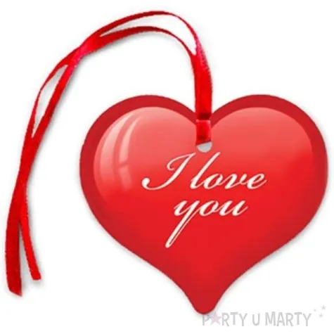 zawieszki na alkohol i love you 20 szt