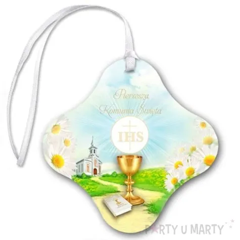 zawieszki na alkohol ihs pierwsza komunia swieta 20 szt