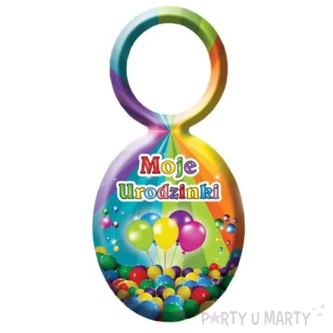 zawieszki na alkohol moje urodzinki baloniki 20 szt