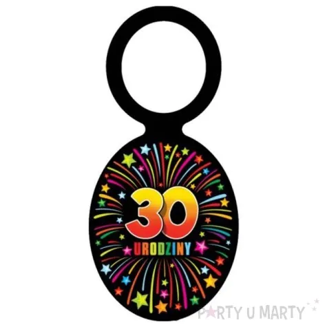 zawieszki na alkohol urodziny 30 fajerwerki 20 szt