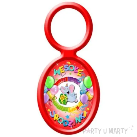 zawieszki na alkohol wesole urodzinki 20 szt