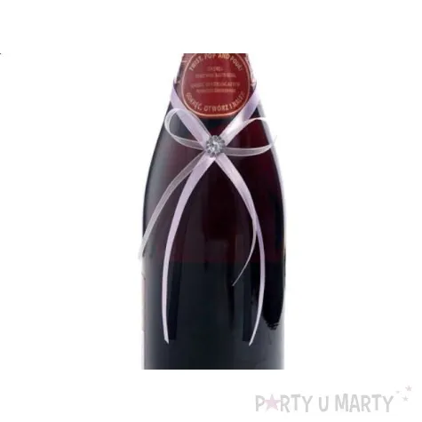 zawieszki na alkohol ze wstazki liliowej 25 szt