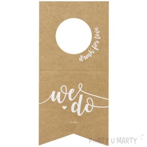 zawieszki na butelki we do kraft partydeco 10 szt