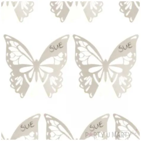 zawieszki na kieliszek motylki kosc soniowa godan 10 szt