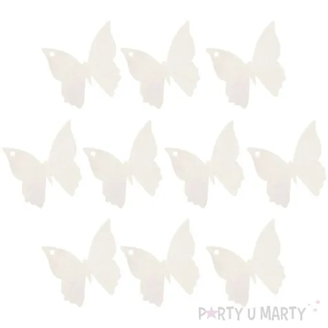 zawieszki na serwetki motylki kosc sloniowa godan 10 szt