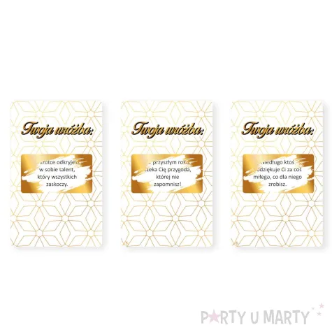 zdrapka wrozby andrzejkowe zabawy dla dzieci wrozbita maciej 20 szt