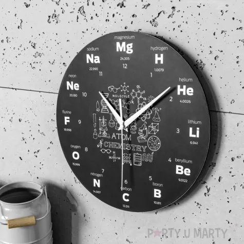 zegar scienny dla chemika gadgetmaster