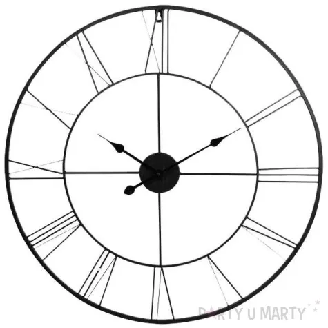 zegar scienny retro xxl metalowy kemis 80 x 80 cm