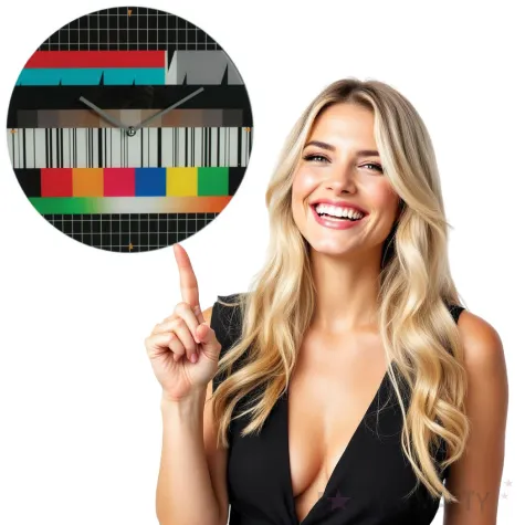 zegar scienny sygnal kontrolny tv ootb