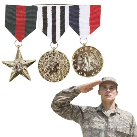 zestaw 3 medale zolnierza ptitclown