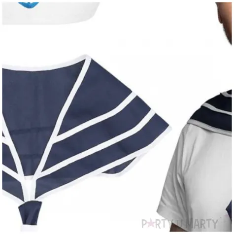 zestaw akcesoriow marynarz czapka i kolnierz boland