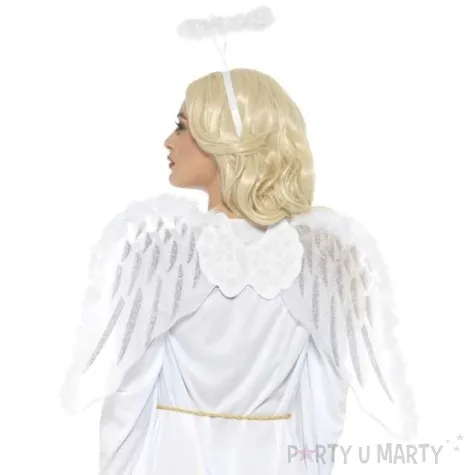 zestaw aniolek skrzydla z aureolka smiffys