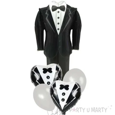 zestaw balonow garnitur pana mlodego mix partypal 30 shp