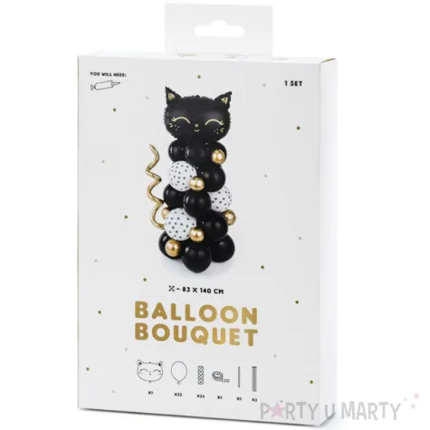 zestaw balonow kotek partydeco 83 x 140 cm
