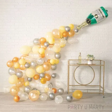 zestaw balonow szampan imprezowa girlanda xxl jix 90 szt