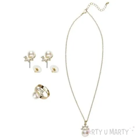 zestaw bizuteria ksiezniczki zlota widmann