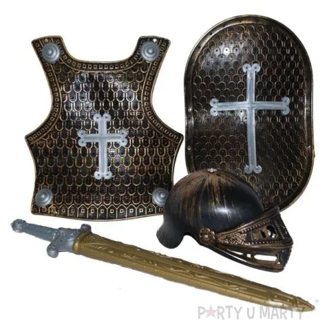 zestaw brazowy rycerz deluxe funnyfashion