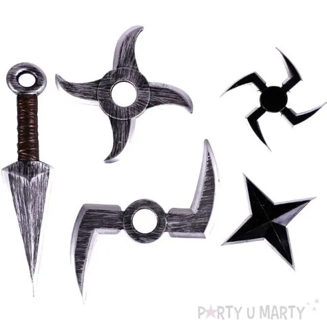 zestaw bron ninja shurikeny fyasa