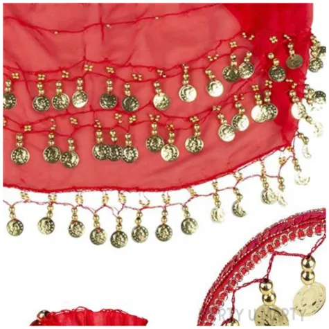 zestaw cyganka czerwono zloty boland