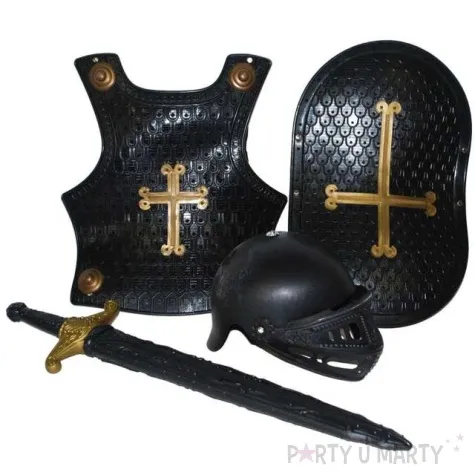 zestaw czarny rycerz deluxe funnyfashion