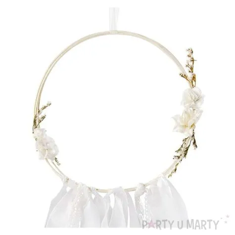 zestaw dekoracji lapacze bialy 3 szt