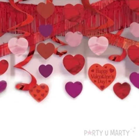 zestaw dekoracji walentynki 1 op