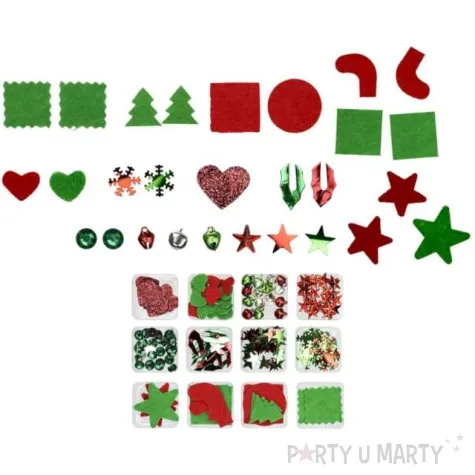 zestaw dekoracyjny boze narodzenie mix titanum