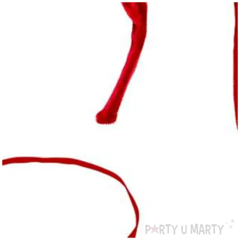 zestaw diabelek opaska muszka ogon czerwony widmann 3 szt