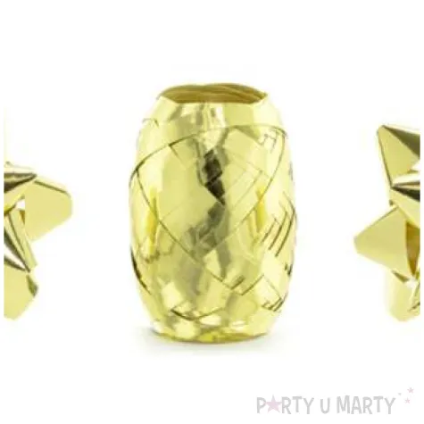 zestaw do pakowania prezentow classic zloty partydeco