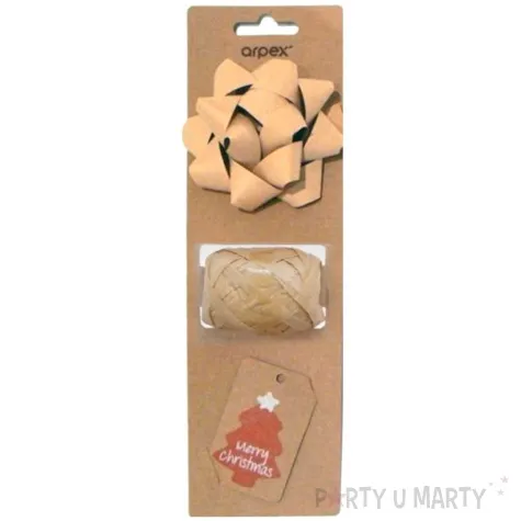 zestaw do pakowania prezentow eko bezowy arpex 1 kompl