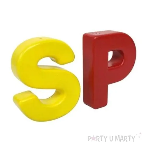 zestaw do przypraw sol i pieprz litery sp