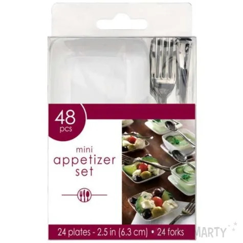 zestaw do przystawek appetizer amscan 48 szt