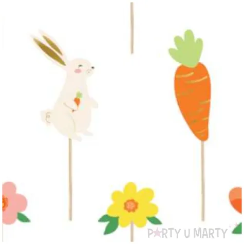 zestaw do szukania jajek partydeco 10 szt 8x24 cm