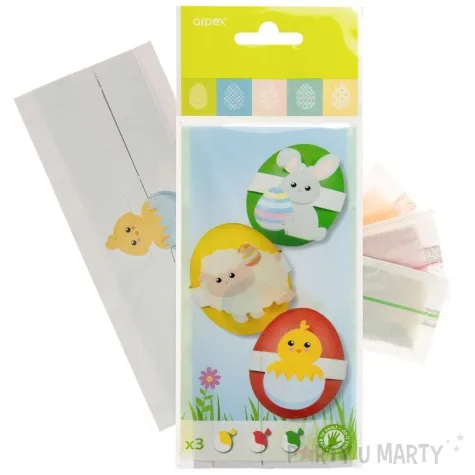 zestaw do zdobienia jajek barwniki owijki mix arpex 3 szt